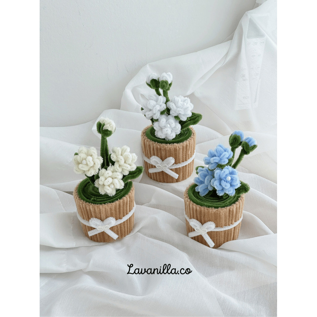 [มีส่งด่วน] กระถางดอกมะลิ รุ่น Mali Bloom ขนาด 16 cm. ของขวัญวันแม่ก
