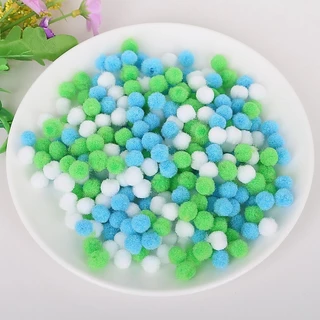[10 มม.] ลูกบอลขนเฟอร์ ขนาดเล็ก หลากสี 300 ลูก แฮนด์เมด diy สําหรับตกแต่งบ้าน
