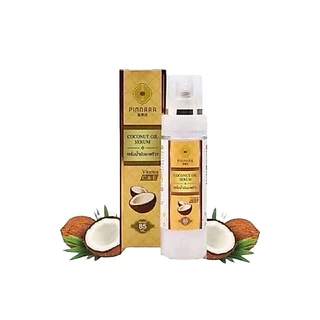พิณนารา Pinnara เซรั่มน้ำมันมะพร้าว Coconut Oil Serum ผิวเนียนนุ่ม ชุ่มชื่น เหมาะกับทุกเพศทุกวัย ขนาด 85 มล.