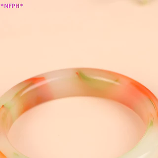 Nfph> หยกแท้ หยกธรรมชาติ สีเขียว หยก สร้อยข้อมือ กําไลข้อมือ สําหรับผู้หญิง ของขวัญ แฟนสาว ใหม่