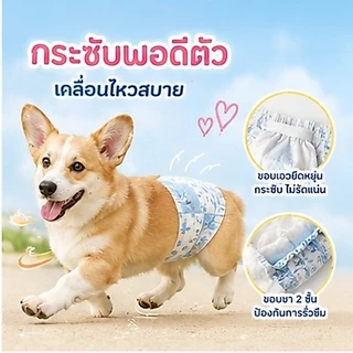 Qti ผ้าอ้อมสุนัข แบบใช้แล้วทิ้ง ชายและหญิง ชุดอุปกรณ์สำหรับสัตว์เลี้ยง ราคาต่อ