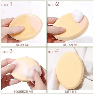 Oval Cosmetic Puff แห้งและเปียกแต่งหน้าฟองน้ำรองพื้นคอนซีลเลอร์เครื่องปั่นอเนกประสงค์เครื่องมือแต่งหน้าอุปกรณ์เสริม