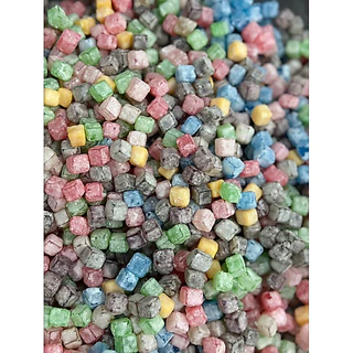 น้ำแข็งเปรี้ยว 8 สี เยลลี่เคลือบเปรี้ยว อร่อยหนึบ มีหลายขนาดให้เลือก