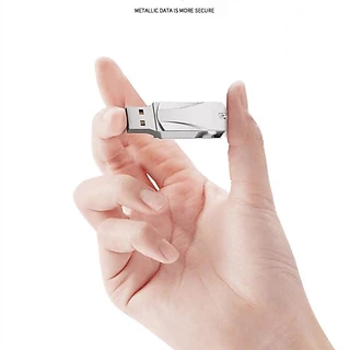 แฟลชไดรฟ์ USB ความจุขนาดใหญ่ 1GB 2GB 4GB 8GB 16GB 32GB 64GB 128GB 1TB โลหะแฟชั่นสายคล้องคอหลายสี