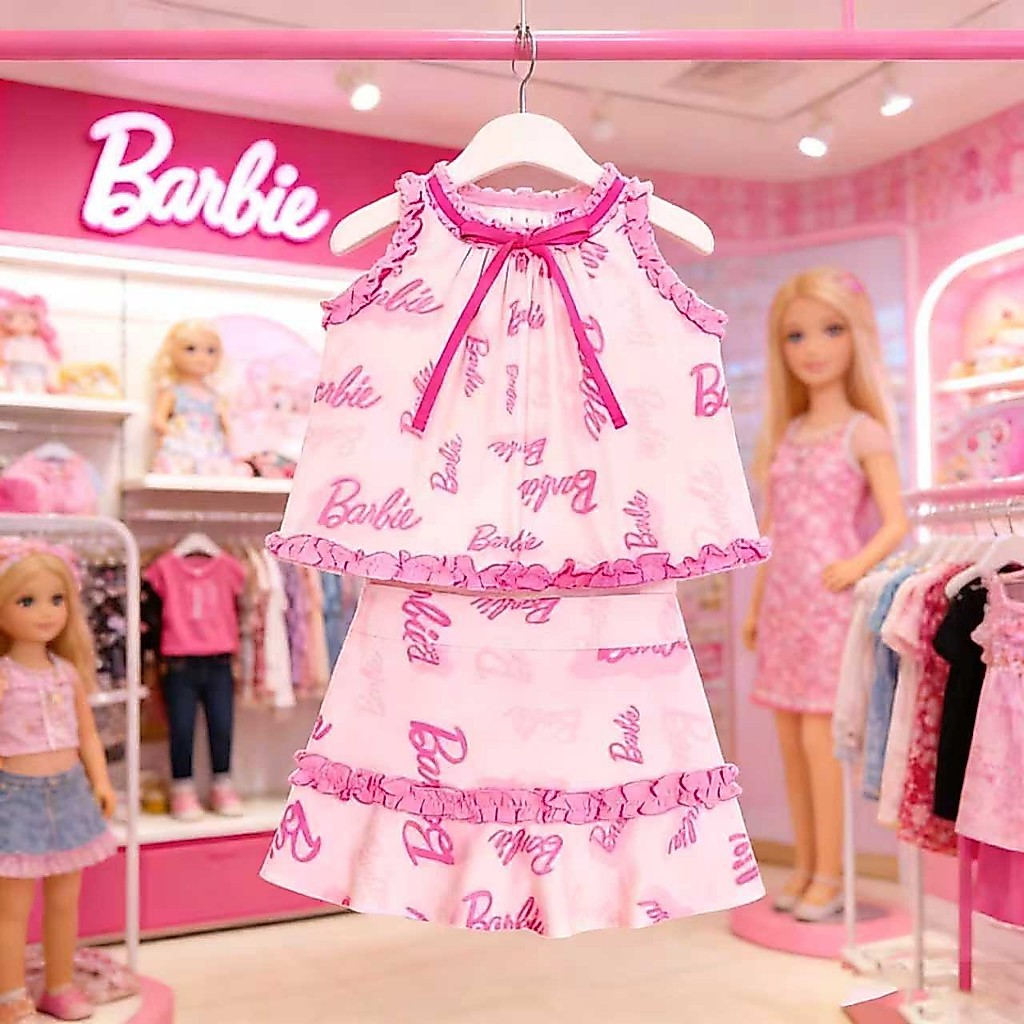 พร้อมส่ง bb47 9454  ชุดเด็กโบว์น่ารักโซคิวท์
