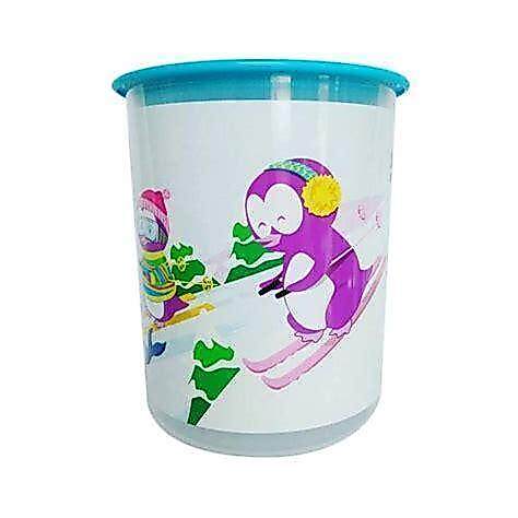 Tupperware Airtight One Touch Peguin One Touch OT การ์ตูน 2L - 1 ชิ้น (ข้อบกพร่องใหม่บิตยังคงสามารถใ