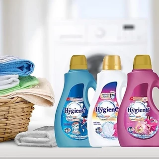 Hygiene ไฮยีน น้ำยาซักผ้า แบบแกลลอน 2500-2800มล.