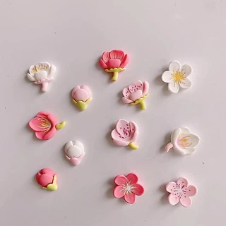 สติกเกอร์แม่เหล็กติดตู้เย็น ลายการ์ตูนดอกไม้ สีชมพู น่ารัก สร้างสรรค์