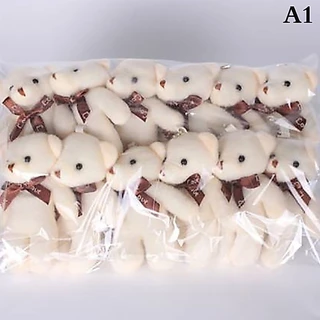 Ritasday 12 ชิ้น/ล็อตตุ๊กตานุ่มหมีของเล่นตุ๊กตาของขวัญเล็กๆใหม่