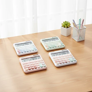 MOFii เครื่องคิดเลข 12 หลัก CUTECULATOR รุ่น 3002 สไตล์มินิมอล ขนาดกะทัดรัด ปุ่มนิ่ม สีสันพาสเทล