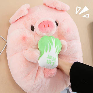 Oldlaiben 25ซม.สุนัขอ้วนน่ารักของเล่นตุ๊กตาหมูน่ารักแครอทตุ๊กตากระต่าย