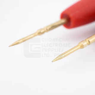 Cadik BA20AT สายมิเตอร์ ปลายแหลมคม ชุบทอง 20A 1000V สายซิลิโคน ยาว 1ม ใช้ดีมาก Multimeter Test Probe