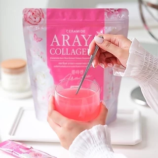 ( พร้อมส่ง ) แพ็คเกจใหม่ 1แถม1 ได้60ซอง Ceramide Araya Collagen เซราไมด์ อารยา คอลลาเจนพลัส