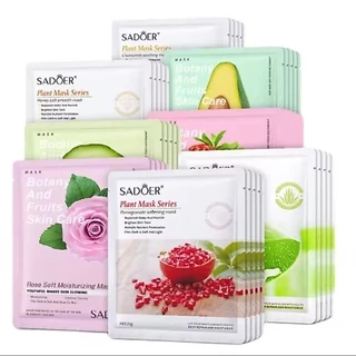 { ซื้อ 10 แถม 10 }แผ่นมาร์คหน้า มาร์คหน้าสูตรเกาหลี เพิ่มความชุ่มชื่นให้แก่ผิวและกระจ่างใสบำรุงผิวมาส์กส่วนผสมธรรมชาติ