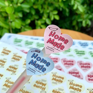 สติกเกอร์โฮมเมด homemade ติดขนม สติกเกอร์ไดคัท [B9]