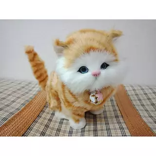 ตุ๊กตาน้องเเมวมีเสียง น่ารัก มีปุ่มกดให้ ราคาถูกพร้อมส่ง