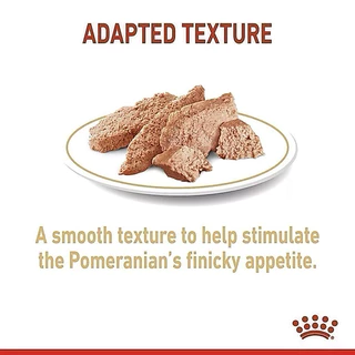 [1โหลอาหารเปียก] ROYAL CANIN อาหารเปียก สุนัข POMERANIAN สูตรสุนัขพันธุ์ปอม โต 1 โหล*85g