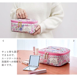 [พร้อมส่ง🇹🇭] กระเป๋าเครื่องสำอางค์ Cyalel Yahato x Sanrio Liberty Fabrics Cometics bag