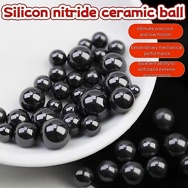 Silicon Nitride Ceramic Ball G5 / ลูกบอลแบริ่ง Si3N4 ความแม่นยําสูง - ความแข็งสูงและทนอุณหภูมิสูงสํา