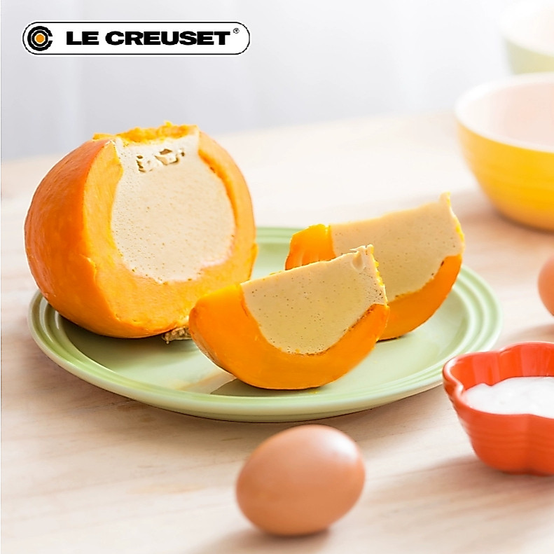 France LE CREUSET stoneware steak dinner plate round plate 23cm household fruit tableware plate
