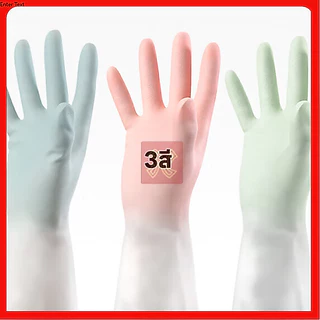 ถุงมือล้างจาน ถุงมือซิลิโคน pvc วัสดุซิลิโคน มีหลายสีให้เลือก แนบสนิทกับผิว ไม่เละมือ ทำความสะอาดง่าย