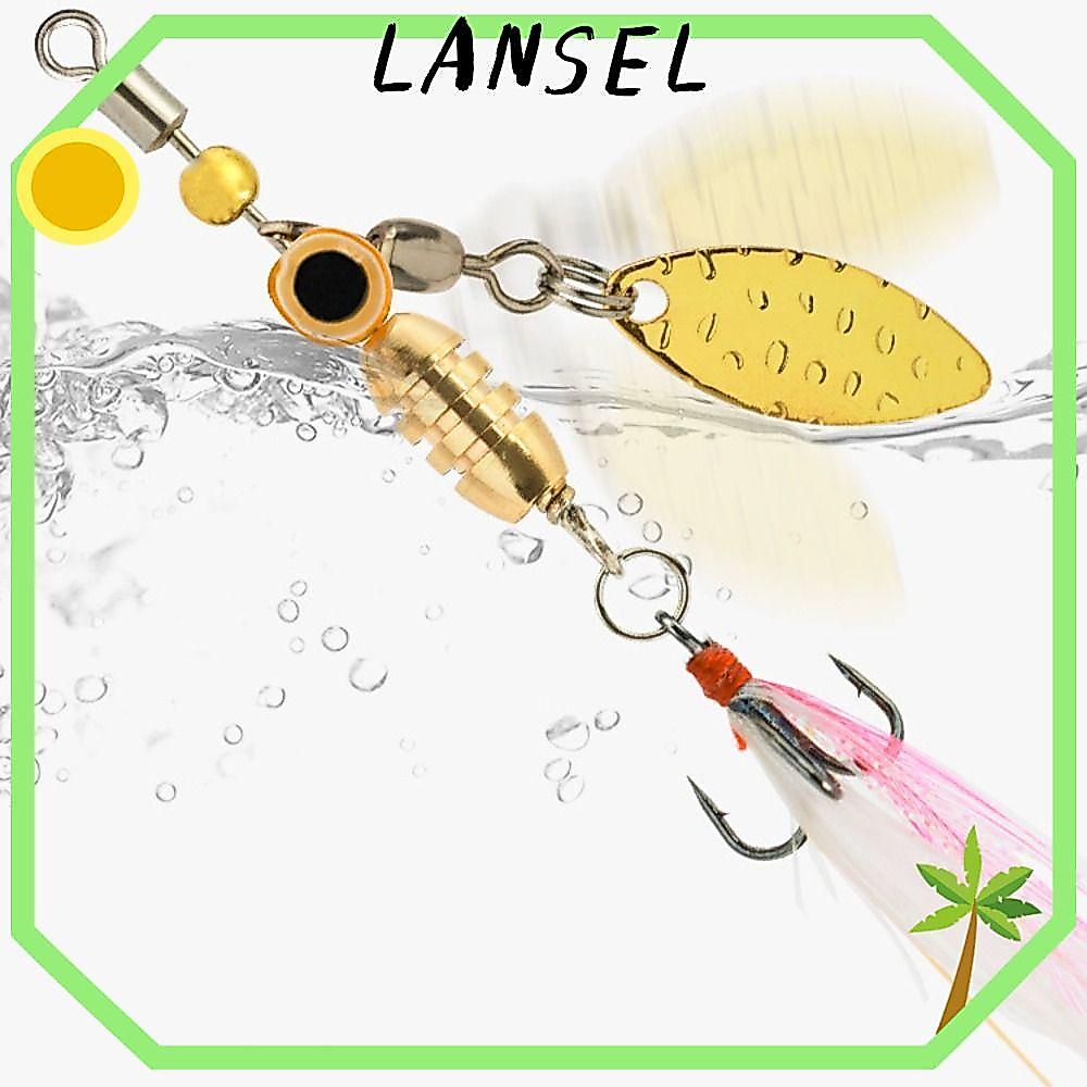LANSEL1 โลหะ VIB Lure, โลหะยาว Cast Lure หมุน Spinner เลื่อม, เหยื่อตกปลาน้ําลึก Sinking 3.5g ประดิษ