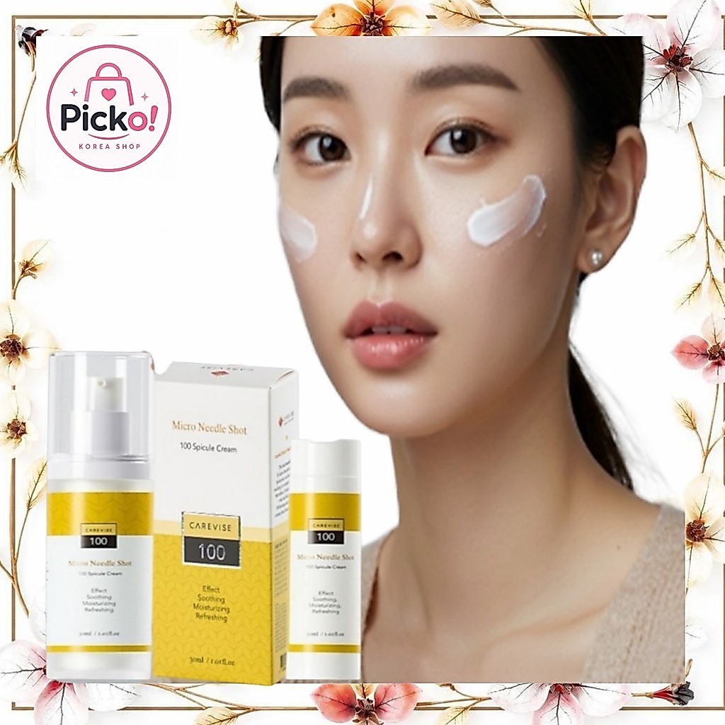 [รายการที่ดีที่สุด] [carevise] Micro Needle Shot, 100 Spicule Cream, 1 ชิ้น / Korean Micro Needle Sh