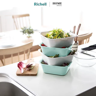 Richell Home(ริเชลล์) Cheri กล่องอเนกประสงค์ล้าง สะเด็ด เก็บวัตถุดิบ ใช้กับไมโครเวฟ กล่องอเนกประสงค์