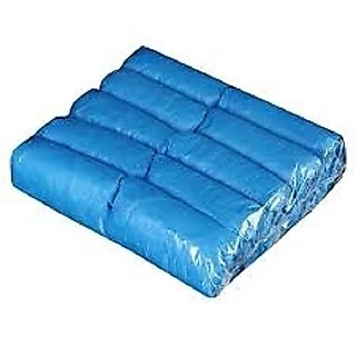 Rich Healthcare PE Shoe Cover ถุงพลาสติกสวมคลุมรองเท้ากันเปื้อนกันฝุ่นและสามารถกันน้ำได้ด้วย 50 /100 ชิ้น [Free Size}