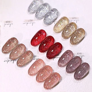 Nawoelite สีทาเล็บเจล เจลทาเล็บ เพชรบด6 สี 15 มล. สีนู้ดใหม่ สะท้อนแสงระยิบระยับจากท้องฟ้ายามค่ำคืน เจลทาเล็บ เพชรบด