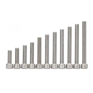 สกรู หัวจม สแตนเลส 304 เกลียวมิลตลอด M6 Hex Socket Head Cap SUS 304