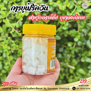 การบูนไร้ควัน 200 กรัม สำหรับอารตรีไฟ บูชาถวายไฟองค์เทพ ไร้ควัน 💨 กระปุกใหญ่