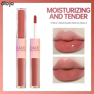 Cace พร้อมส่ง ลิป ลิปสติก มี2ด้าน แมทและเงา ริมฝีปากชุ่มชื่น ติดทนนาน