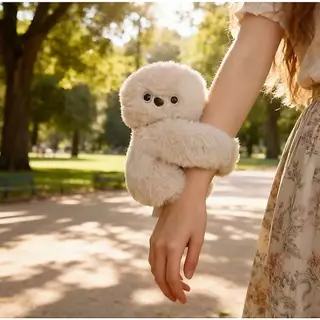 ตุ๊กตานกฮูกสุดน่ารัก เกาะแขน เกาะกระเป๋า มีเสียง ระบบใส่ถ่าน ระบบชาร์จ (ไม่มีกล่อง) เหมาะสำหรับวันพิเศษ