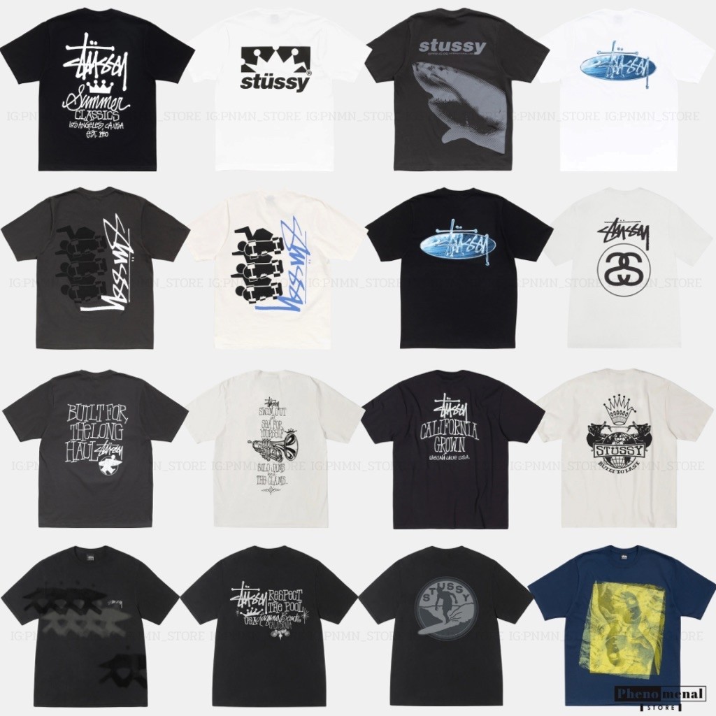[เก็บโค้ดลด 20%][ของแท้ พร้อมส่ง] เสื้อยืด STUSSY TEE(US)