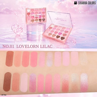 💟ของแท้ | ส่งด่วน💟 พาเลทท์ อายแชโดว์ พาเลทท์ 20 เฉดสี Sivanna Colors Pitter-Patter Lovestruck Palette (HF764)