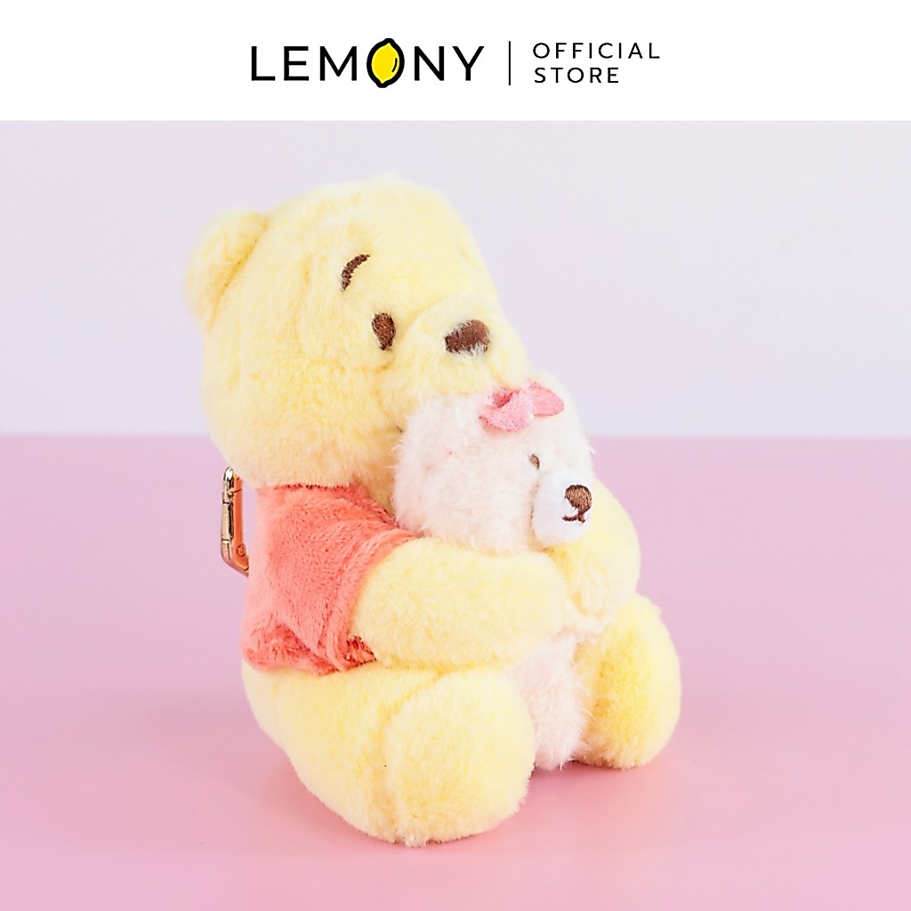LEMONY พวงกุญแจตุ๊กตาหมีพูห์ ซีรีส์ Tasty Hug ขนาด 10 ซม. Disney Winnie the Pooh Collection รูปที่ 4