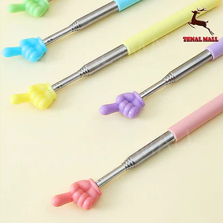 ไม้ชี้ ไม้ชี้ไวท์บอร์ด ไม้ชี้นิ้วมือ แบบยืดหดได้ pointer presentation อุปกรณ์ช่วยสอน Multifunction Teaching Stick