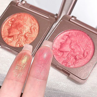 บลัชออนเนื้อฉ่ำวาว เม็ดสีแน่น สีชัด ติดทน กันน้ำ Smart Girl Reading Blush พร้อมส่งจากไทย+แปรง