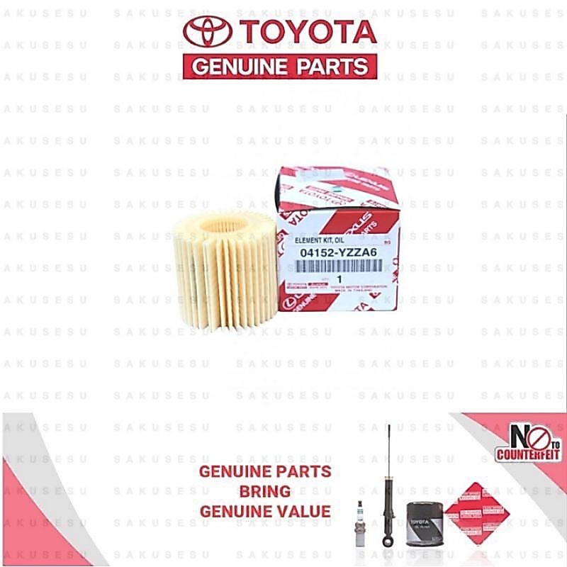 04152-YZZA6 ชุดองค์ประกอบ Toyota Altis; กรองน้ํามัน
