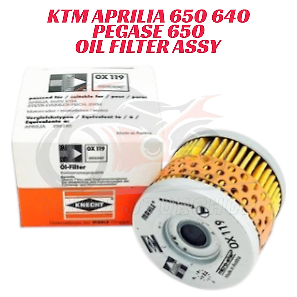 ออสเตรียนําเข้ากรองน้ํามันสําหรับ APRILIA 650 640 Pegaso 650 กรองน้ํามัน Aprilia กรองน้ํามัน BMW KTM