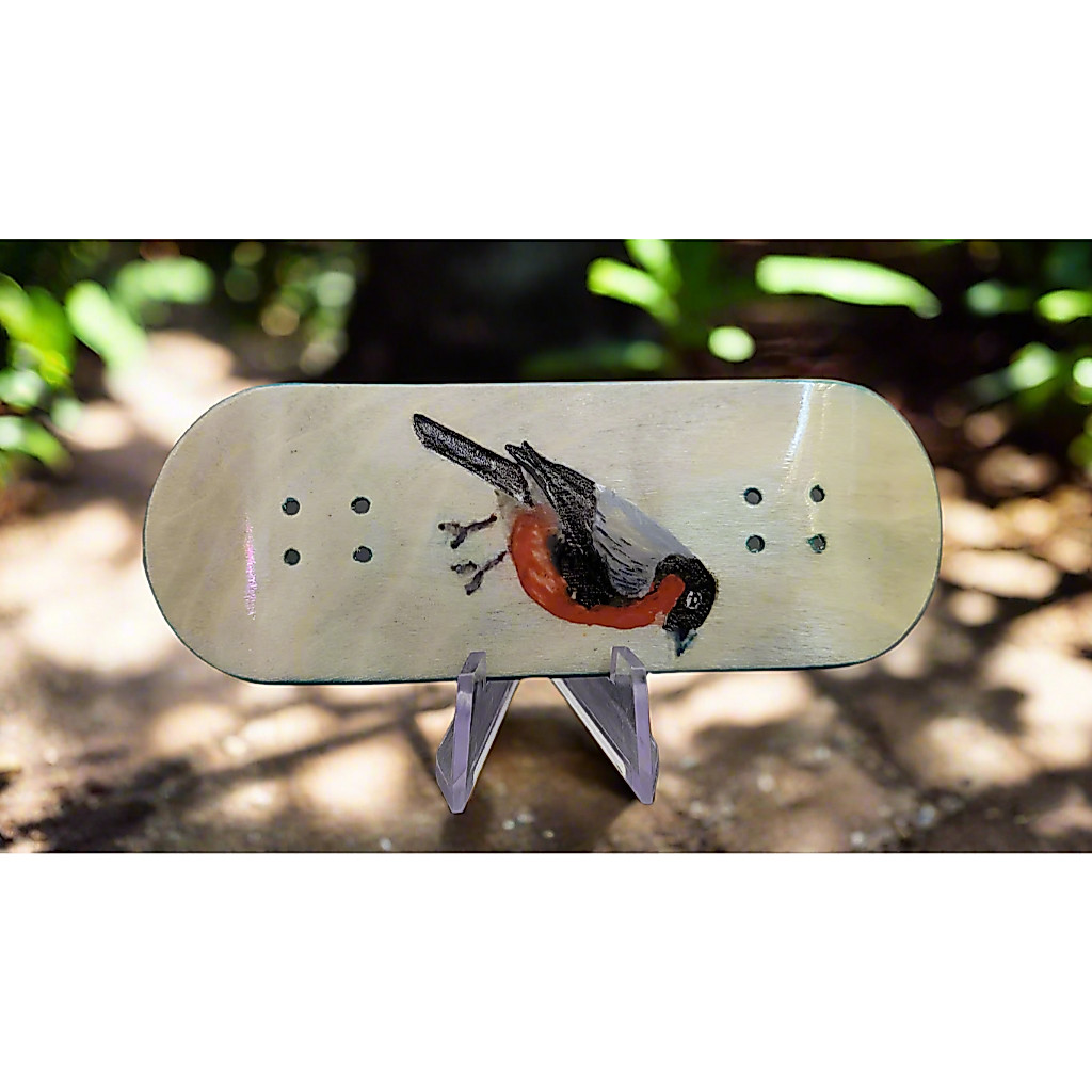 สเก็ตบอร์ดไซง่อน Fingerboard Comp Little Red Breast Robin 34mm * 100mm