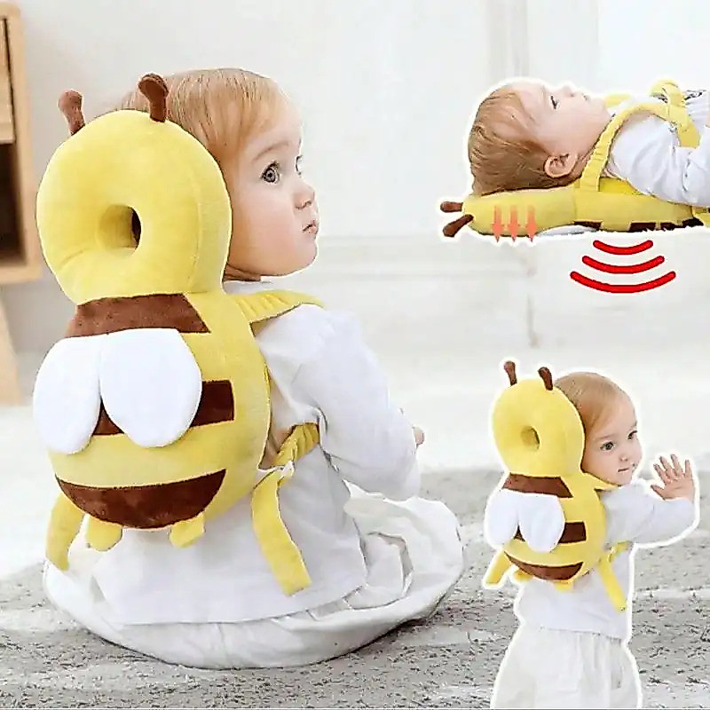 Baby Head Protector Cushion Backpack For Walking & Crawling, Cute Christmas Elements Baby Walkers Pr
