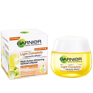 GARNIER - Light Complete White Speed Serum Cream SPF20 PA+++ เซรั่มครีมสูตรกลางวัน