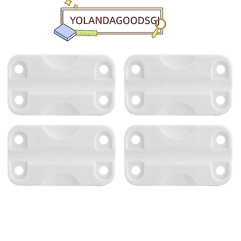 YOLANDAGOODSGJ 4 ชิ้น/เซ็ต Cooler บานพับเปลี่ยน,พร้อมสกรู PP Cooler บานพับ,ความเข้มสูงสี่เหลี่ยมผืนผ