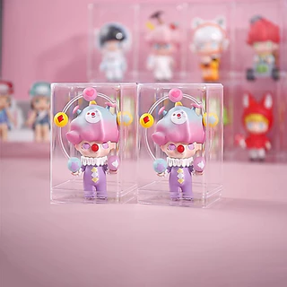 10PCS กล่องโมเดล ตู้โชว์อะคริลิค ตู้โชว์ตุ๊กตา พลาสติกใส วางซ้อนและจัดวางฟรี ประหยัดพื้นที่