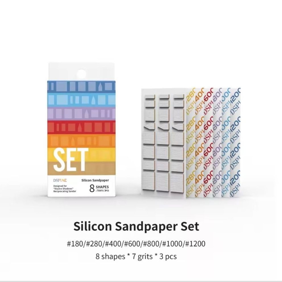 Dspiae Sanding paper Set & Sanding Heads