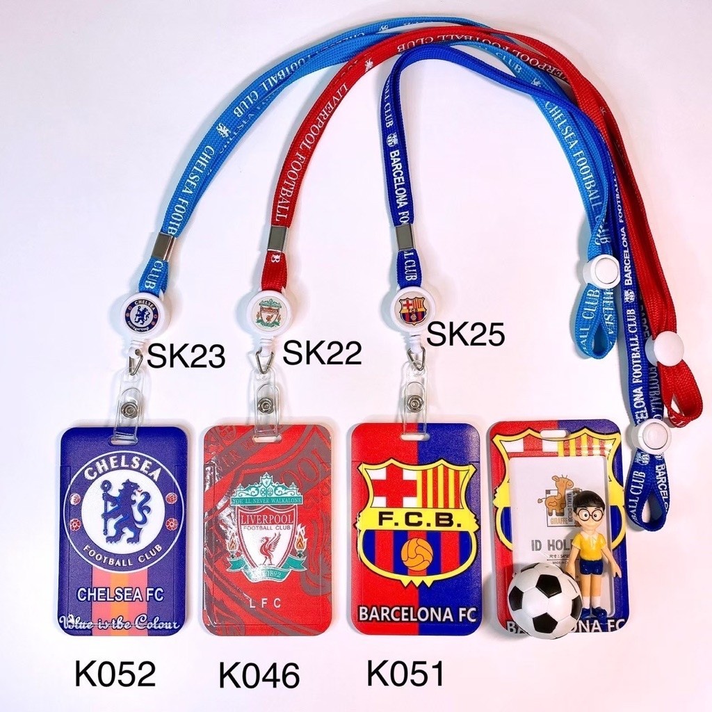 สายคล้องบัตรพนักงาน/บัตรนักเรียน คีย์การ์ด พร้อมกรอบบัตร