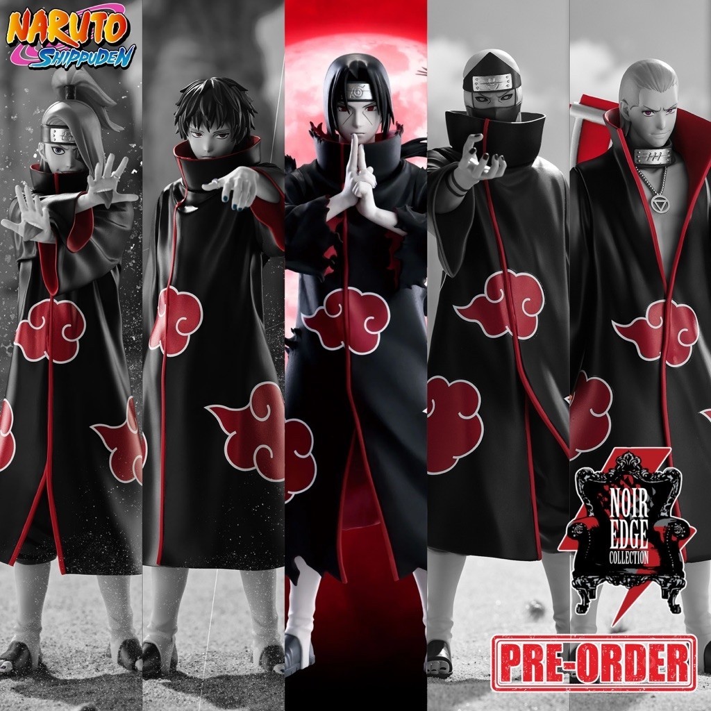 [Pre-Order] Noir Edge x Akatsuki - Naruto ฟิกเกอร์ แสงอุษา Itachi / Deidara / Sasori / Hidan /Kakuzu