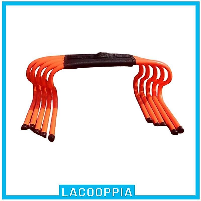 [Lacooppia] Kids Agility Hurdle Trainer สําหรับเจาะฟุตบอลกรอบ ABS ทนทานพร้อมที่จับสําหรับการฝึกอบรมล